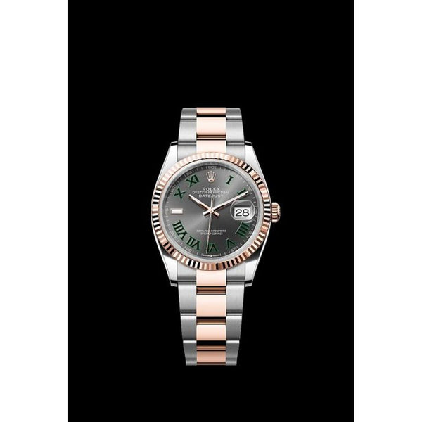 Rollex Oyster perpetual Date just Automatic TT ROSE OYSTER 489