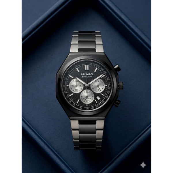CITIZE N ECODRIVE ZENSHIN ALL BLACK 437