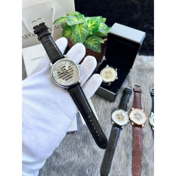 Emporio Arma_i Meccanico Black Silver Automatic W135