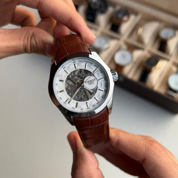 TISOT LEATHER MENS AUTOMATIC 654