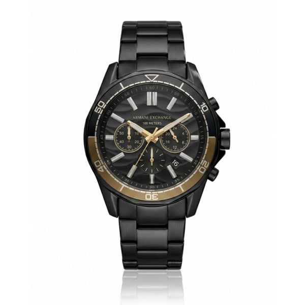 Armaani Exchange 100 Meters Black Dial