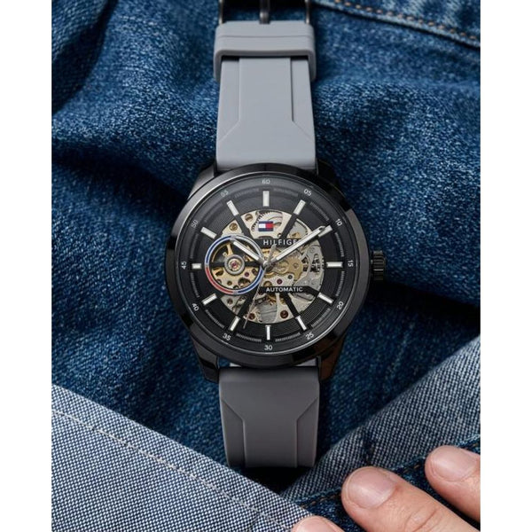 Tommmy Hilfige_r Automatic Silicon Grey-Black
