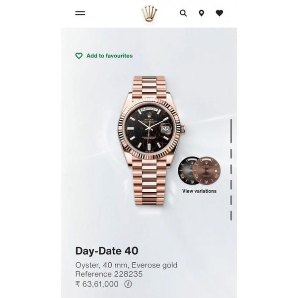 Rolee_x Oyster Perpetual Day Date 40 Battery Copper-Brown