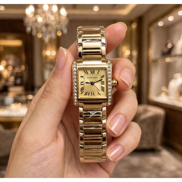 CARTIAR FRANAISE GOLD GOLD WATCH FOR HER 1064