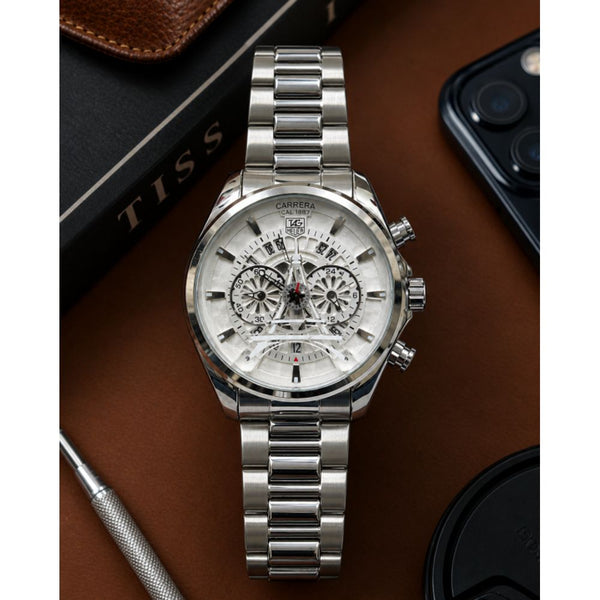 Tag Heuee_r Carrera Paris EiffelTower Silver-White