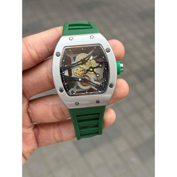 Richard Mill e Transparent Silicone Green