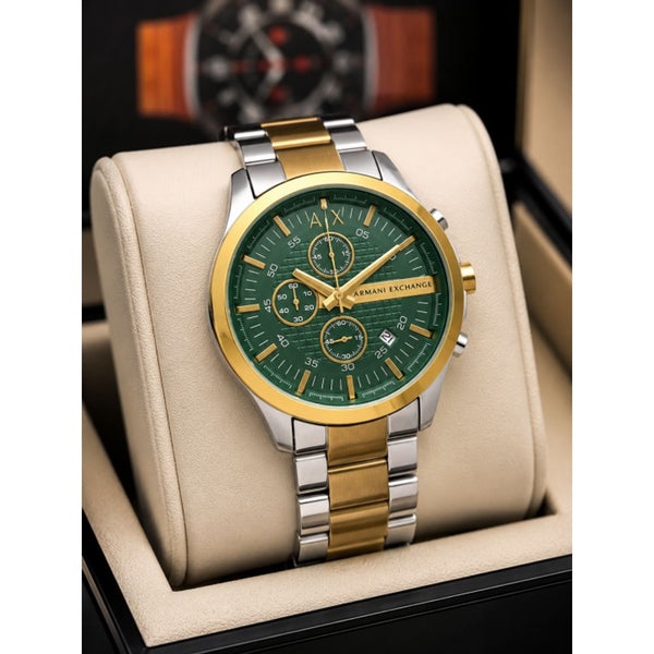 ARMA I EXCHANGE HAMPTON GUNMETAL CHRONOGRAPH WATCH 533