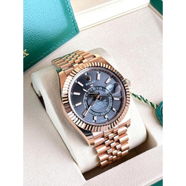 Role ex oyster perpetual Sky Dweller automatic rose black 106
