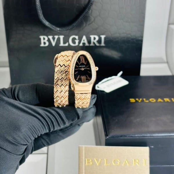 BVLGARI SINGLE RING ROSE BLACK 191