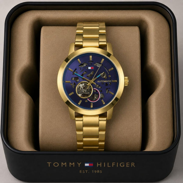 Tommy Hilfige Automatic Skeleton Dial (Back Open)