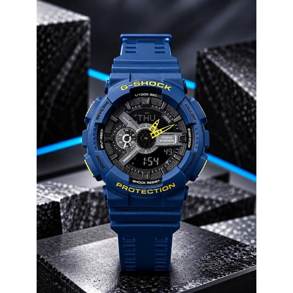 G shock GA 110RG-7ADR digital analog silicon strap