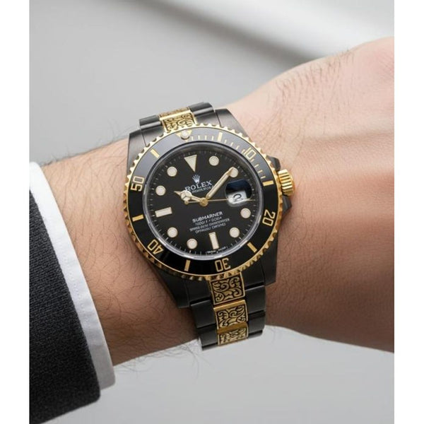 Rolee_x Oyster perpetual Submarine Vintage Gold