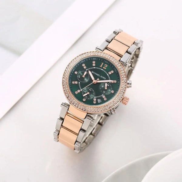 Michael Kor_s Parker Rose Two Tone Green