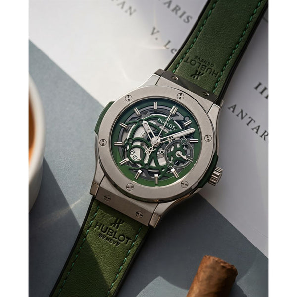 Hublot Classic Fusion Aerofusion Silver-Green