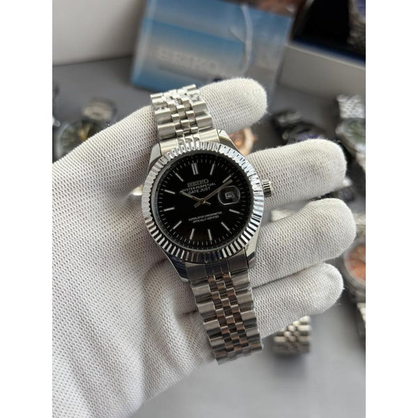 Seik o Date Just Mod Black W445