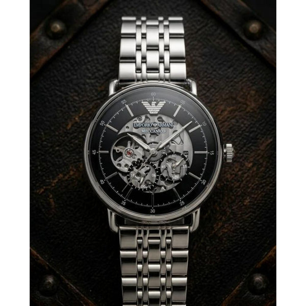 Emporio Arma_i Meccanico Automatic skeleton