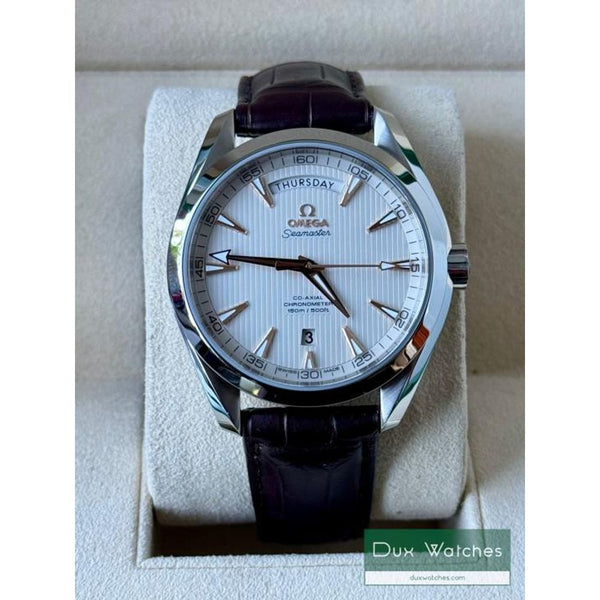 Omegga Seamaster Japan Black Leather Strap (163)