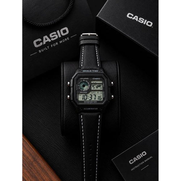 Casio AE1200 world time illuminator Mettal Body