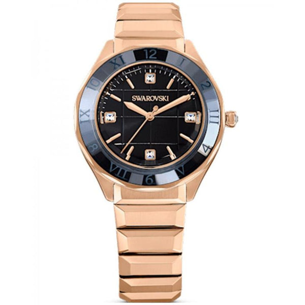 SWAROVSK DEXTERA LADY ANALOG ROSE BLACK 1049