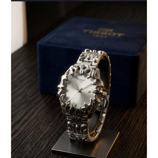 TISOT MENS MONSTER EDITION NEW ARRIVAL SILVER WHITE 616