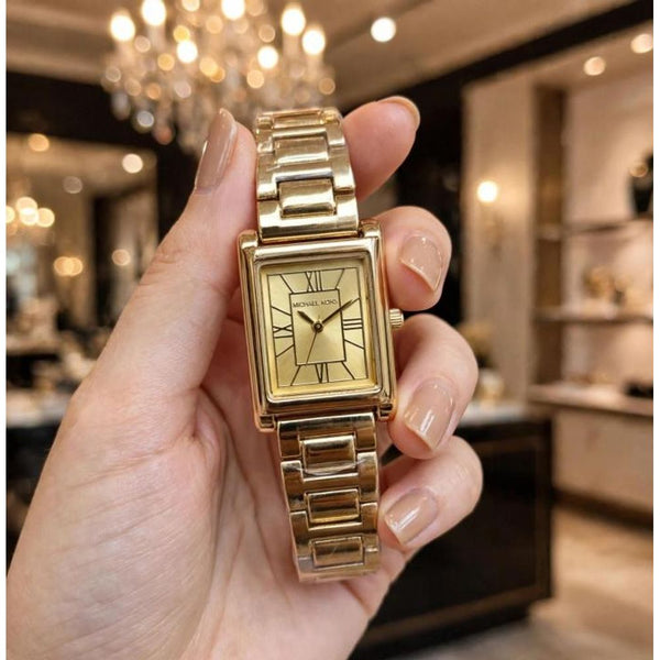 MICHEAL KORS ESSEX GOLD-GOLD WATCH FOR HER 1077