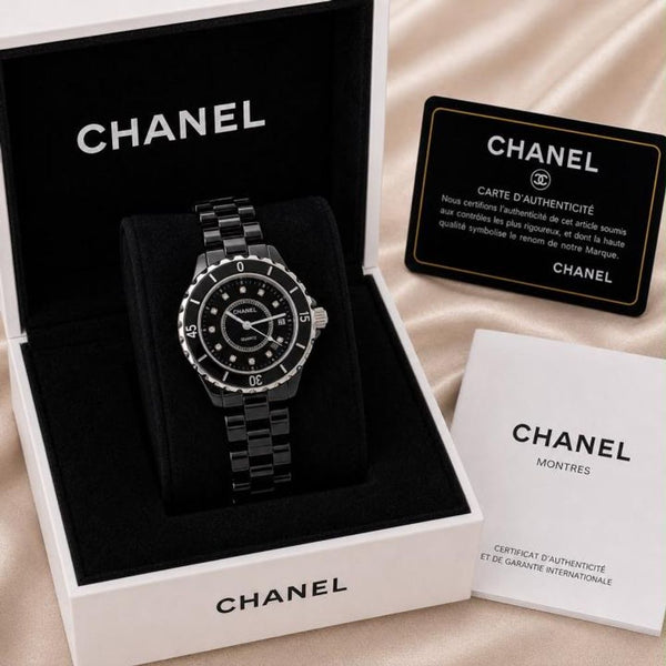 CHENNEL CERAMIC LADY HEAVY BLACK DIAMOND 1106