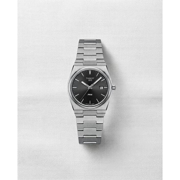 Tissoo_t 1853 PRX Silver Black Dial