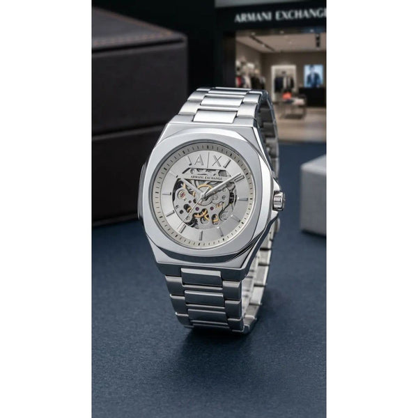 Arman i Exchange Skeleton Square Open Machine Full Silver