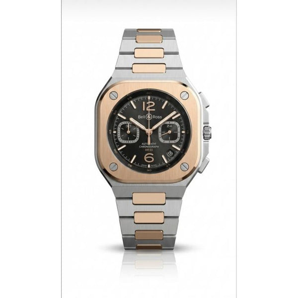 Bell & Ross BR 05 Chrono Two Tone Black Dial (415)
