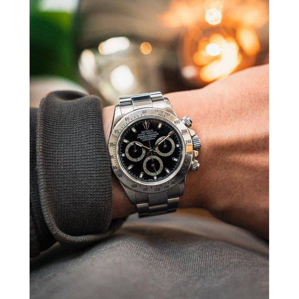 Rolee_x Oyster Perpetual Daytona Chosmograph Silver-Black