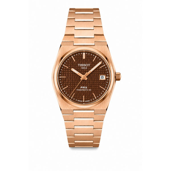 Tissoot PRX Powermatic 80 Copper Brown Dial Ladies