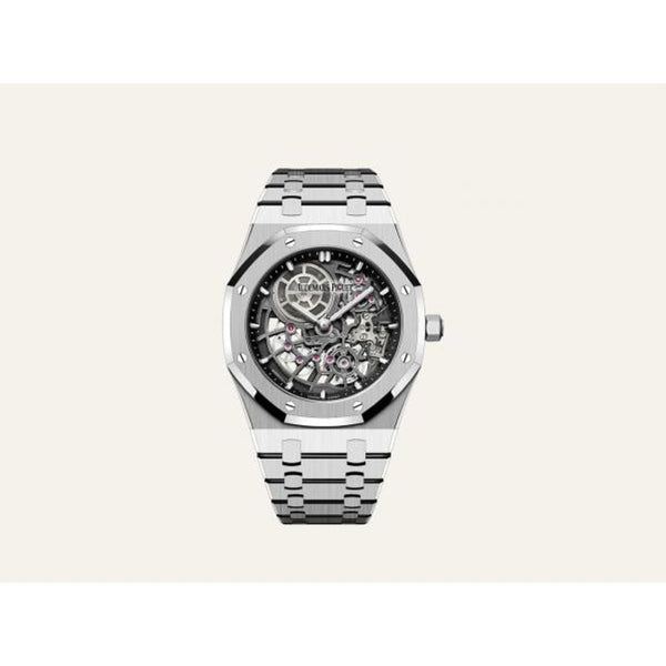 Audemar Piguet Royal Oak Jumbo Extra-Thin Openworked silver Black