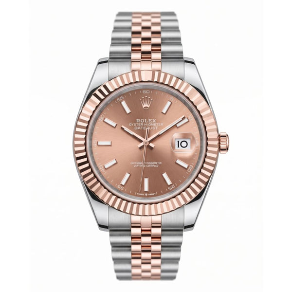 Rolee_x Oyster Perpetual Date Just Two Tone Copper Dial