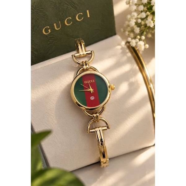 Gucci Women Gold Green