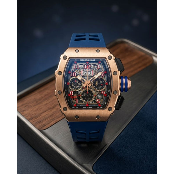 Richard Mille RM-35-01 AOCA203 Blue Copper Dial