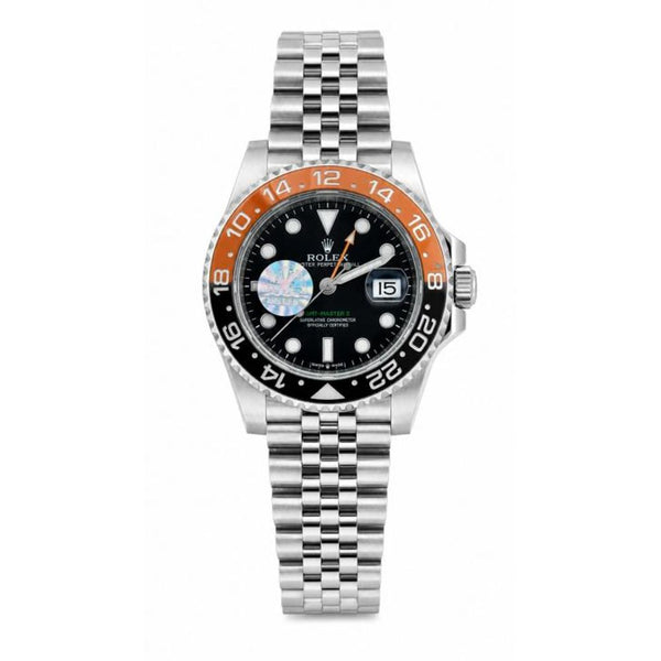 Roleex GMT Master Automatic Silver Black Dial
