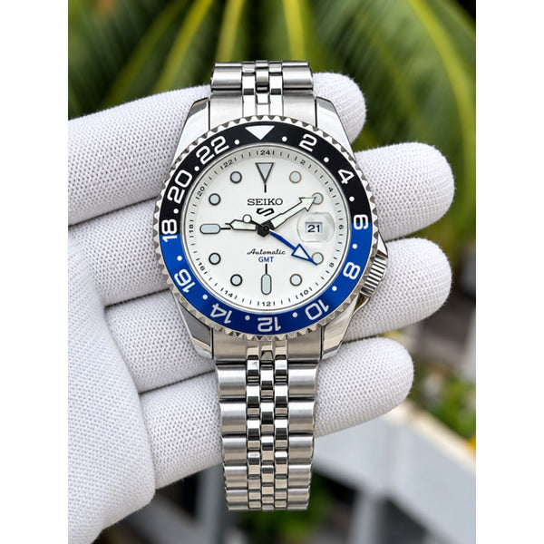 Seiko GMT Pack Blue White AT436