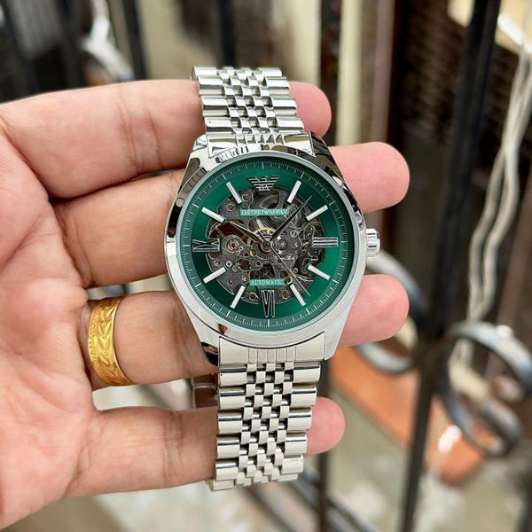 Emporio Armaan_i Antonio Green Automatic Watch For Men