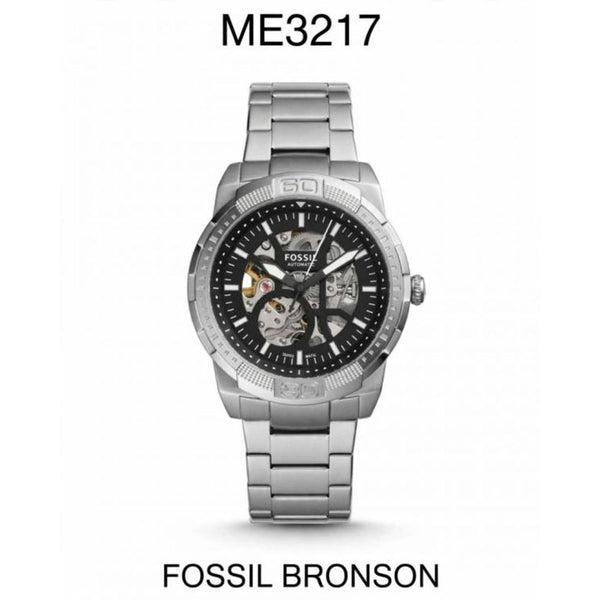 Fossii_l Bronson Me3217 silver Black
