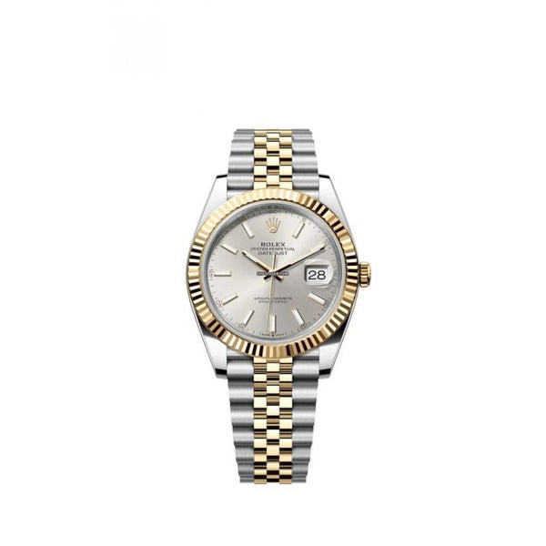 Rollex Oyster perpetual Date just Automatic Gold grey 486