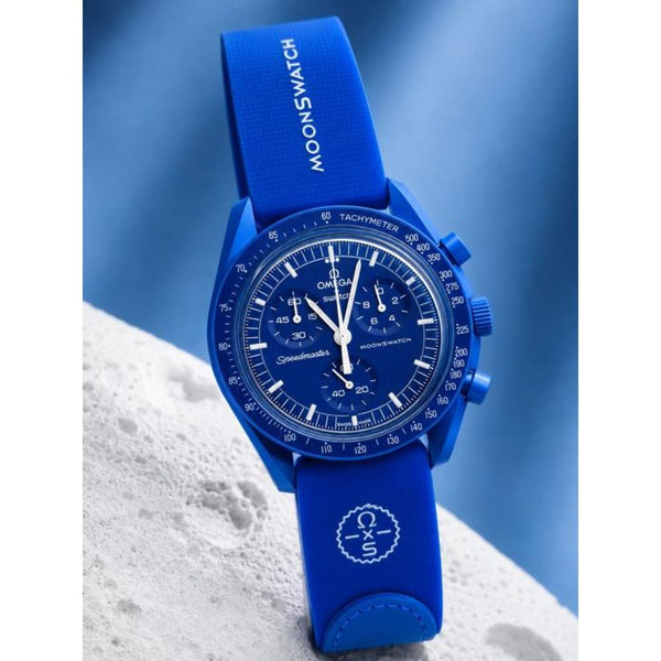 OMEGGA X SWATCCH RUBBER STRAP METAL HEAVY QUALITY 786
