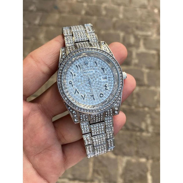 ROLLEX ARABIC DAIMOND WATCH