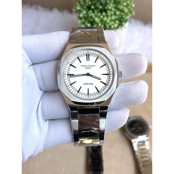 Patek Philipe Ultra Slim Silver White AT508