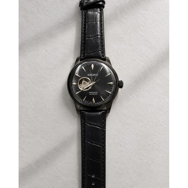 Seiko Presage Automatic Full Black Dial