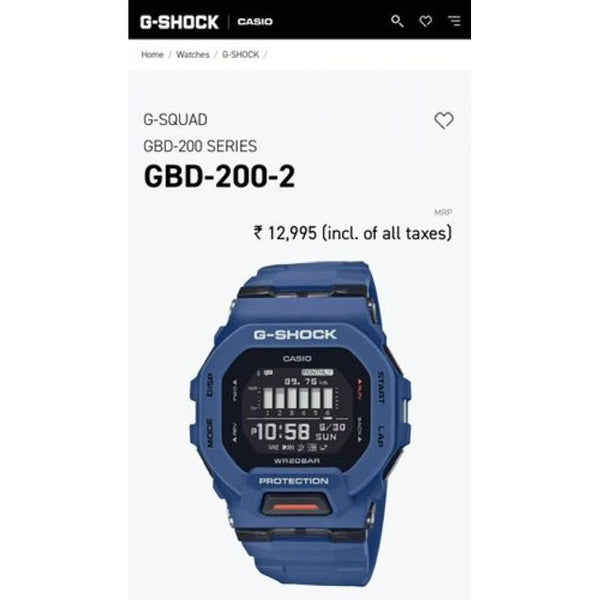 G SHOCK GBD 200 1