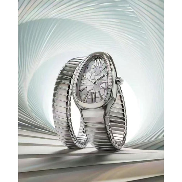 Bvlgari Serpenti Tubogas Tadao Ando Limited Edition Silver(122)
