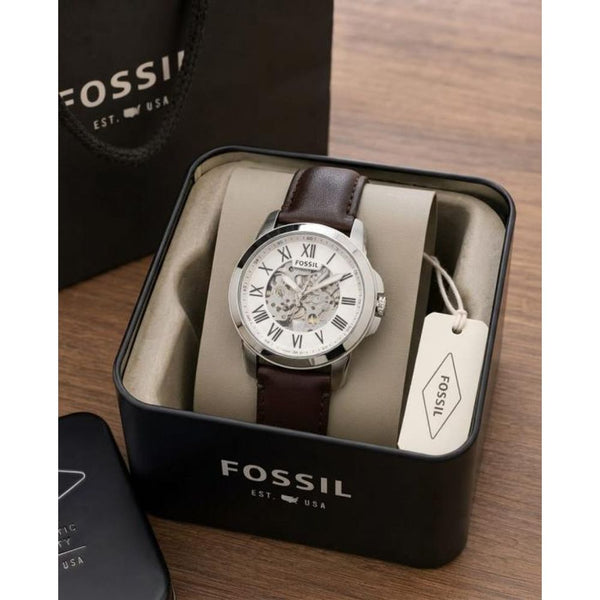 Fossii_l Grant Automatic brown silver white