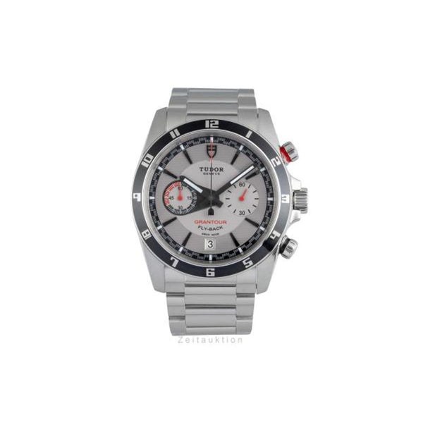 Tudor Grantour Chronograph Fly-Back Silver Toned Dial (424)