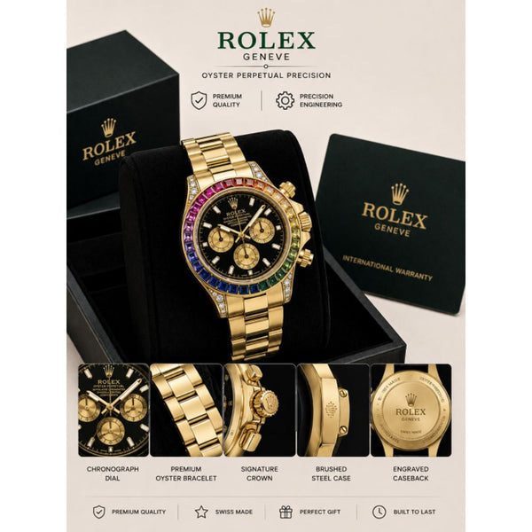 Roleex Oyster Perpetual Rainbowx