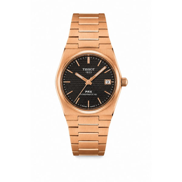 Tissoot PRX Powermatic 80 Copper Black Dial Ladies